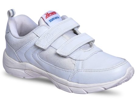 Paragon FBK0774K Kids Boys Girls School Shoes Comfortable Cushioned Soles | Durable | Daily & Occasion wear White For Sale