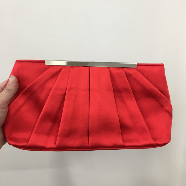 Elegant Satin Clutch ~ Navy ~ Green ~ Soft Pink ~ Red Online Sale