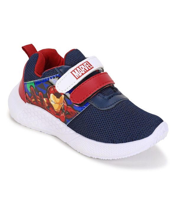 Marvel Ironman MK8009K Casual Shoes for Kids | Comfortable and Stylish Footwear for Boys | Durable Construction, Cushioned Support, and Stylish Velcro Design | Ideal for Everyday Use Blue Online