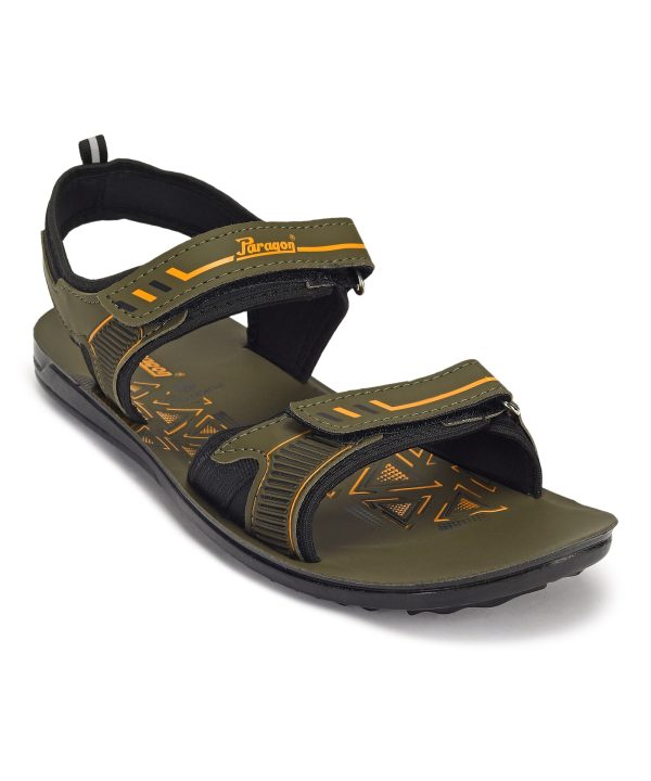 Paragon PUK2217G Men Stylish Velcro Sandals | Comfortable Sporty Sandals for Daily Outdoor Use | Casual Athletic Sandals with Cushioned Soles Online Sale