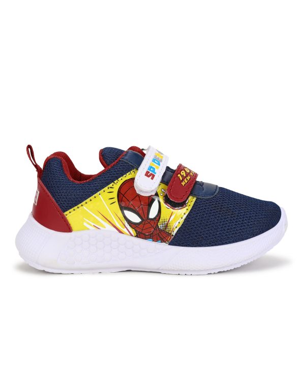 Marvel Spiderman MK8010K Casual Shoes for Kids | Comfortable and Stylish Footwear for Boys | Durable Construction, Cushioned Support, and Stylish Velcro Design | Ideal for Everyday Use Blue on Sale