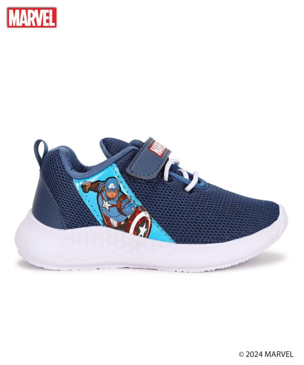 Marvel Captain America MK8011K Kids  Casual Shoes | Comfortable and Stylish Footwear for Boys with Durable Construction, Cushioned Support, and Stylish Design | Ideal for Everyday Use Royal Blue on Sale