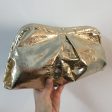 Gold Crackle finish evening clutch on Sale