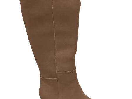 CBD ZaZa Taupe Long Leather Boot Sale