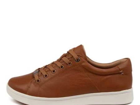 Ziera Delilah ~ Red ~ Tan ~ XF-ZR Leather Sneaker Online Sale