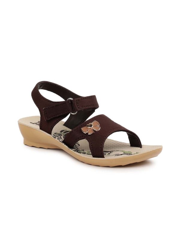 Kids P-Toes Brown Sandal Online Hot Sale