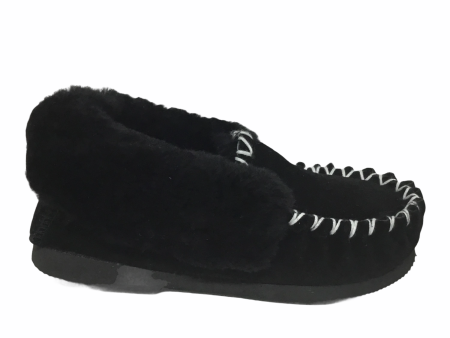 Moccasins Thick Sole ~ Black ~ Pink ~ Grey ~  Australian Made Supply