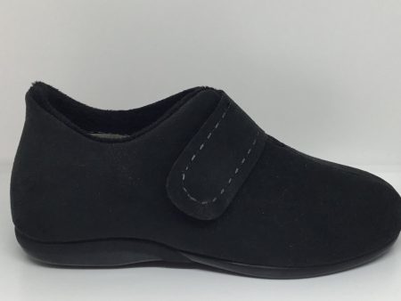 Ziera Snuggles Black Slipper on Sale