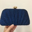 Lurex Glitter Clam Clutch Evening Bag ~ Blue ~ Green Hot on Sale