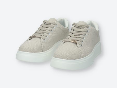 Sneakers platform con logo Discount