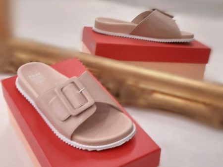 Ziera Hanyu Cafe Leather Slide Sale