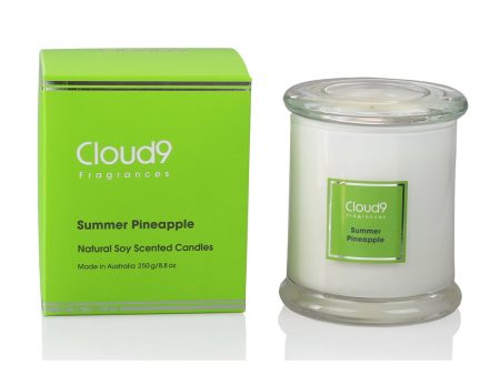 Cloud 9 Fragrances Summer Pineapple Jar Candle 250g Sale