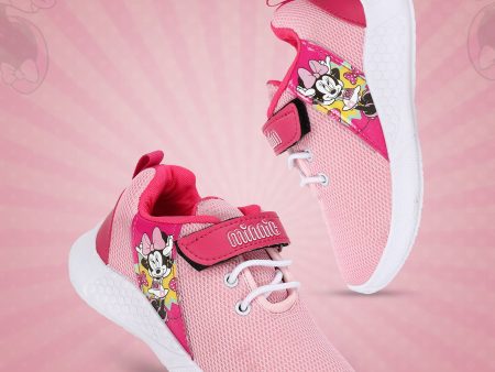 Disney Minnie Mouse DK8012K Kids  Casual Shoes | Comfortable and Stylish Footwear for Girls with Durable Construction, Cushioned Support, and Stylish Design | Ideal for Everyday Use Pink Cheap