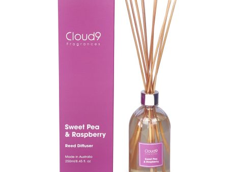 Cloud 9 Fragrances Sweet Pea & Raspberry Diffuser 250ml Cheap