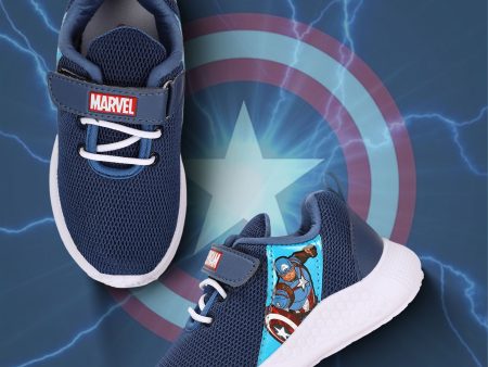 Marvel Captain America MK8011K Kids  Casual Shoes | Comfortable and Stylish Footwear for Boys with Durable Construction, Cushioned Support, and Stylish Design | Ideal for Everyday Use Royal Blue on Sale