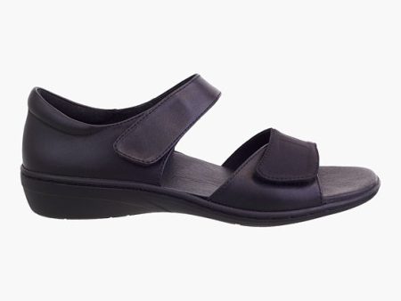 Klouds Viva Black Leather Sandal Online