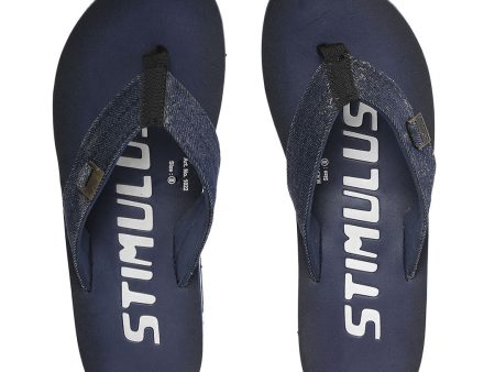 Men s Stimulus Blue Flip Flops Cheap