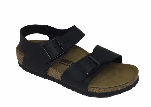 Birkenstock Junior Kids New York ~ Black ~ Mocca ~ Narrow Fit Supply