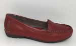 Naturalizer Kellyn Classic Dark Venom Red Leather Loafer Moccasin For Cheap