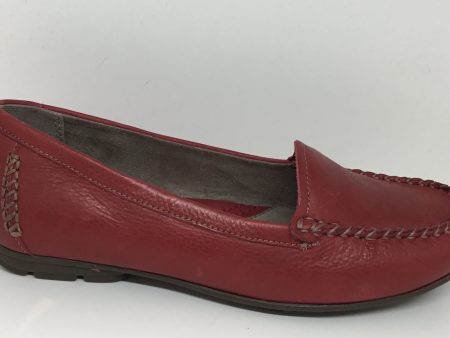 Naturalizer Kellyn Classic Dark Venom Red Leather Loafer Moccasin For Cheap