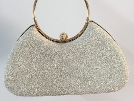 Cream Gretal lace evening clutch bag Online Hot Sale