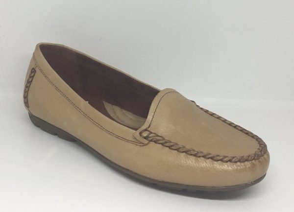 Naturalizer Kellyn Classic Dark Venom Sand Leather Loafer Moccasin Hot on Sale