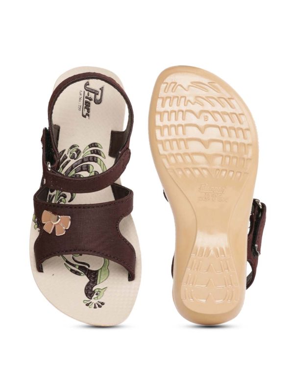 Kids P-Toes Brown Sandal Online Hot Sale