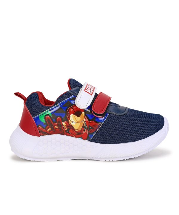 Marvel Ironman MK8009K Casual Shoes for Kids | Comfortable and Stylish Footwear for Boys | Durable Construction, Cushioned Support, and Stylish Velcro Design | Ideal for Everyday Use Blue Online