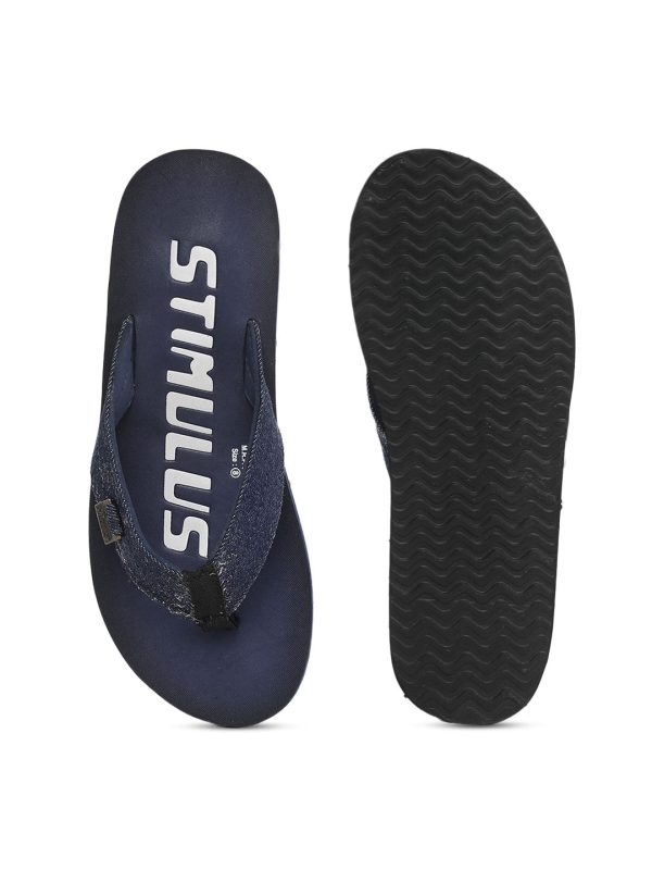 Men s Stimulus Blue Flip Flops Cheap