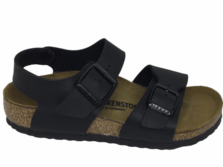 Birkenstock Junior Kids New York ~ Black ~ Mocca ~ Narrow Fit Supply