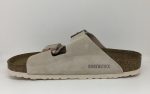 Birkenstock Arizona Nude Suede Soft footbed Regular Fit For Discount