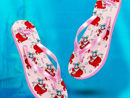 Disney Ariel HWDK3739L Women s Slippers | Stylish Comfortable Slippers with Cushioned Footbed for Comfort Fit | Perfect for Everyday Use I Pink For Sale