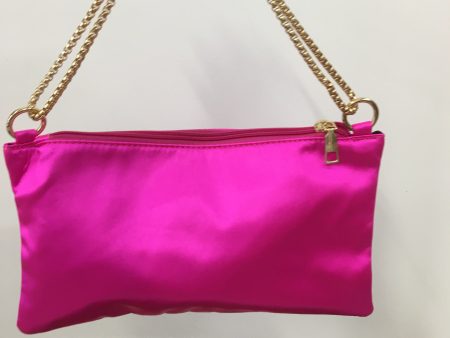 Hot Pink Satin Clutch Cheap