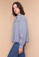 Blouse Peuplier Stripe-Bleu on Sale