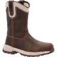 Women s Eagle Trail 10  Pull On Work Boot by Georgia Boot For Discount