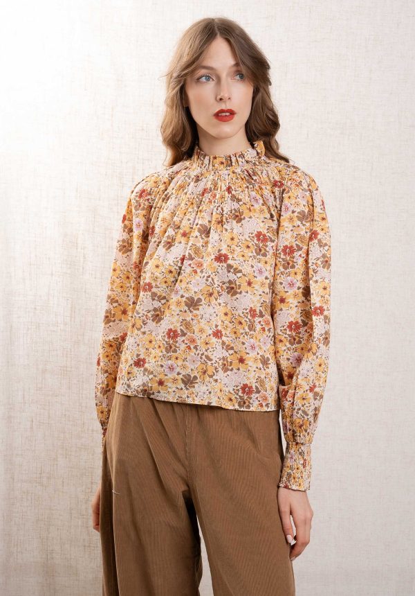 Blouse Tissam Tissam Fleur Ecru on Sale