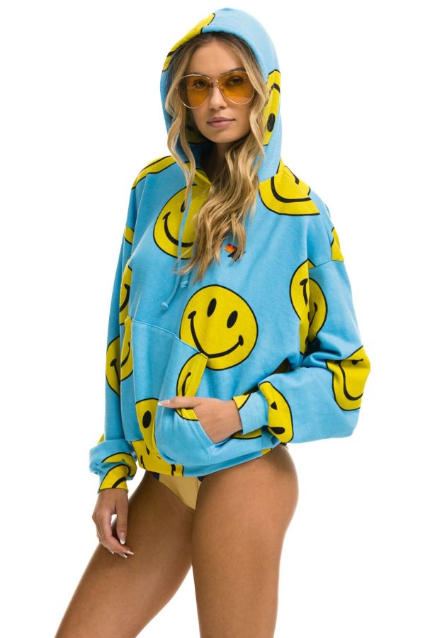 Hoodie Smiley Repeat Hdprxsmlrt Sky For Discount