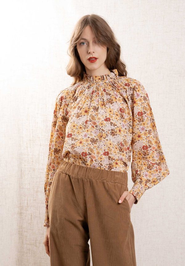 Blouse Tissam Tissam Fleur Ecru on Sale