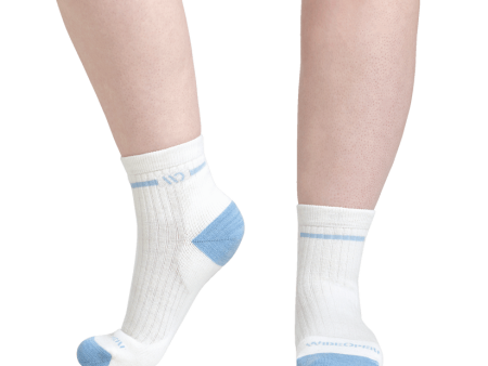 9501 Women s Single Stripe Cushioned Quarter Socks by Wide Open Online