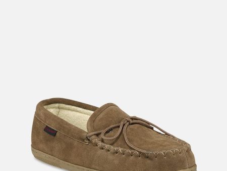 Cloth-Lined Suede Loafer Slippers by Red Wing Online