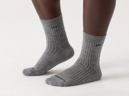 9001 Men s Solid Cushioned Micro Crew Socks by Wide Open Socks For Cheap