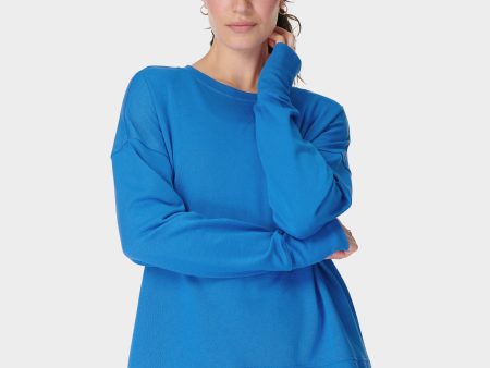 After Class Longline Sweatshir Sb8985a Tidal-Blue Sale