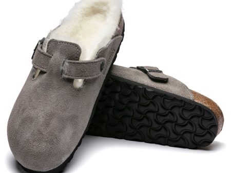 Boston Shearling Suede Leather by Birkenstock For Cheap