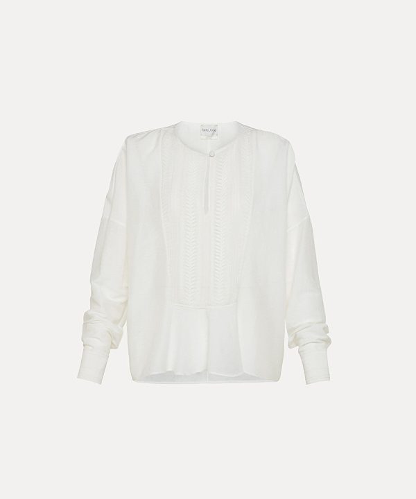 Blouse Voile Shirt 12903_my Shirt Ivory on Sale