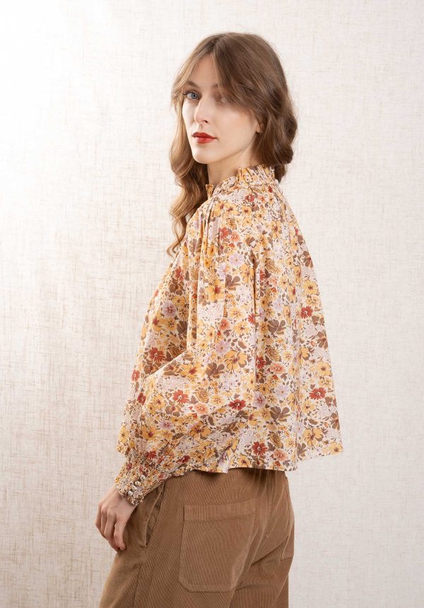 Blouse Tissam Tissam Fleur Ecru on Sale