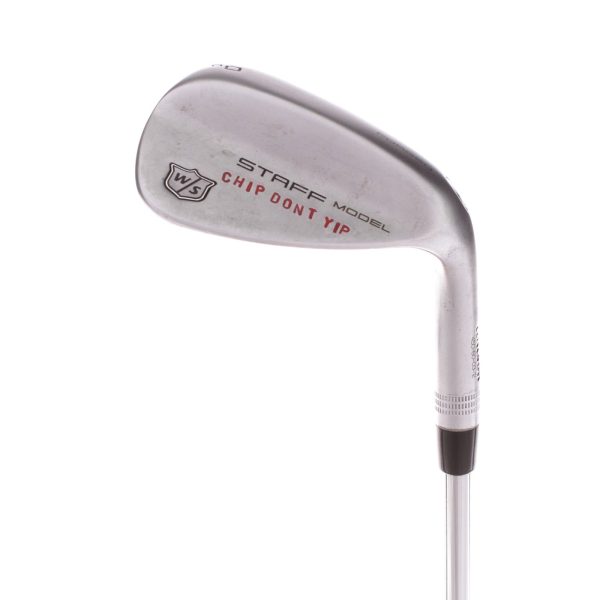 Wilson Staff Staff Model Steel Men s Right Lob Wedge 60 Degree 10 Bounce Wedge Flex - KBS Wedge Flex 120 Online Hot Sale